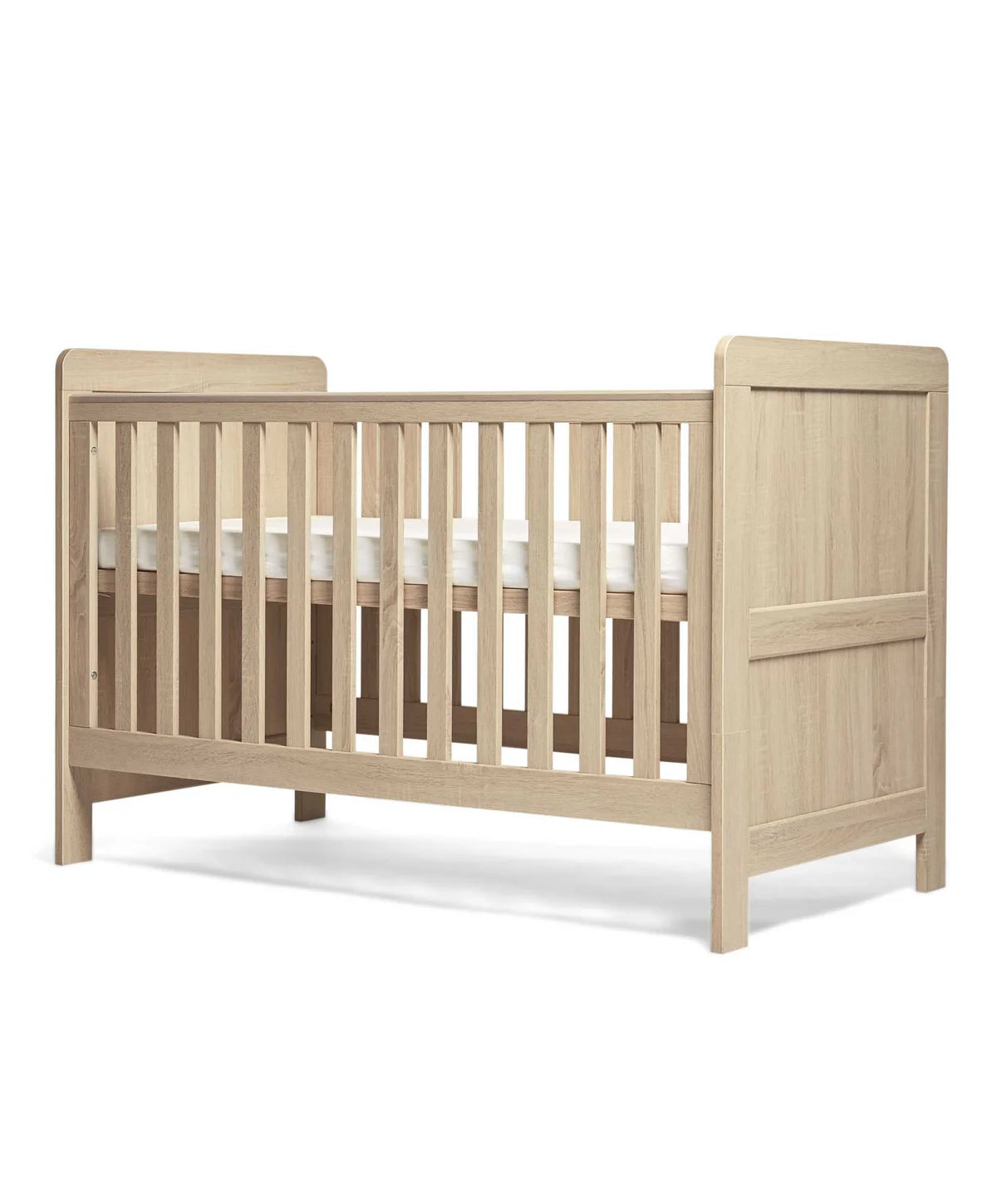 Atlas 3 Piece Cotbed Range with Dresser Changer & Wardrobe - Light Oak