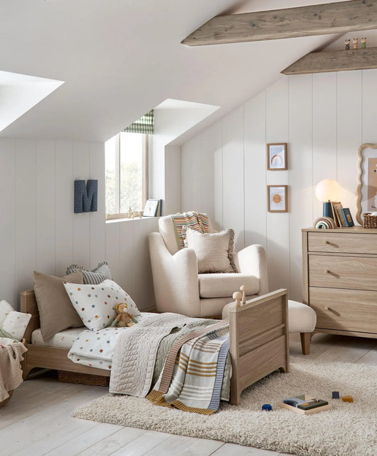 Barton Cotbed - Natural/Oak