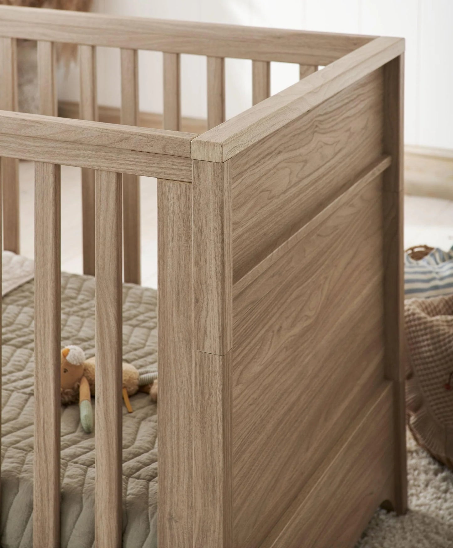Barton Cotbed - Natural/Oak