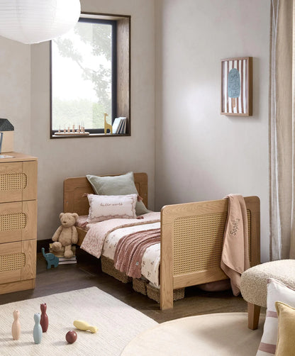 Esna 2 Piece Cotbed Set with Dresser Changer - Rattan