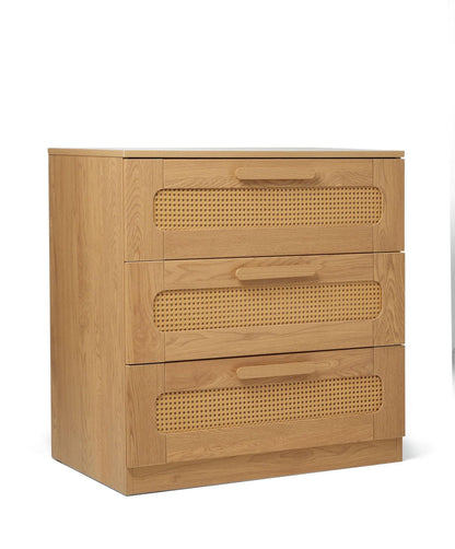 Esna 2 Piece Cotbed Set with Dresser Changer - Rattan