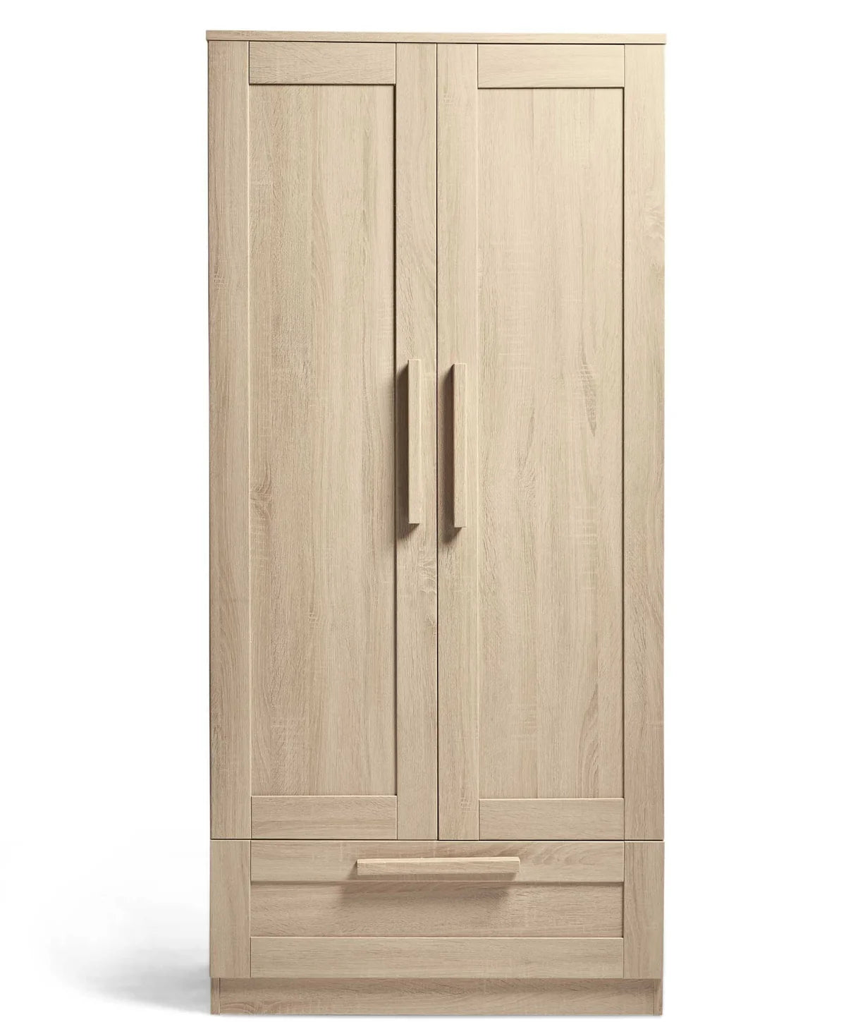 Atlas 3 Piece Cotbed Range with Dresser Changer & Wardrobe - Light Oak