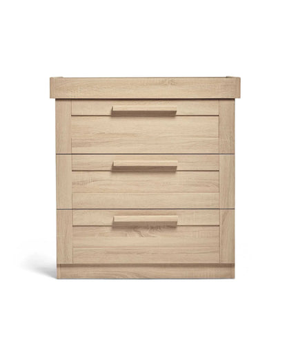 Atlas 3 Piece Cotbed Range with Dresser Changer & Wardrobe - Light Oak