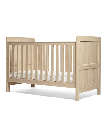 Atlas 3 Piece Cotbed Range with Dresser Changer & Wardrobe - Light Oak