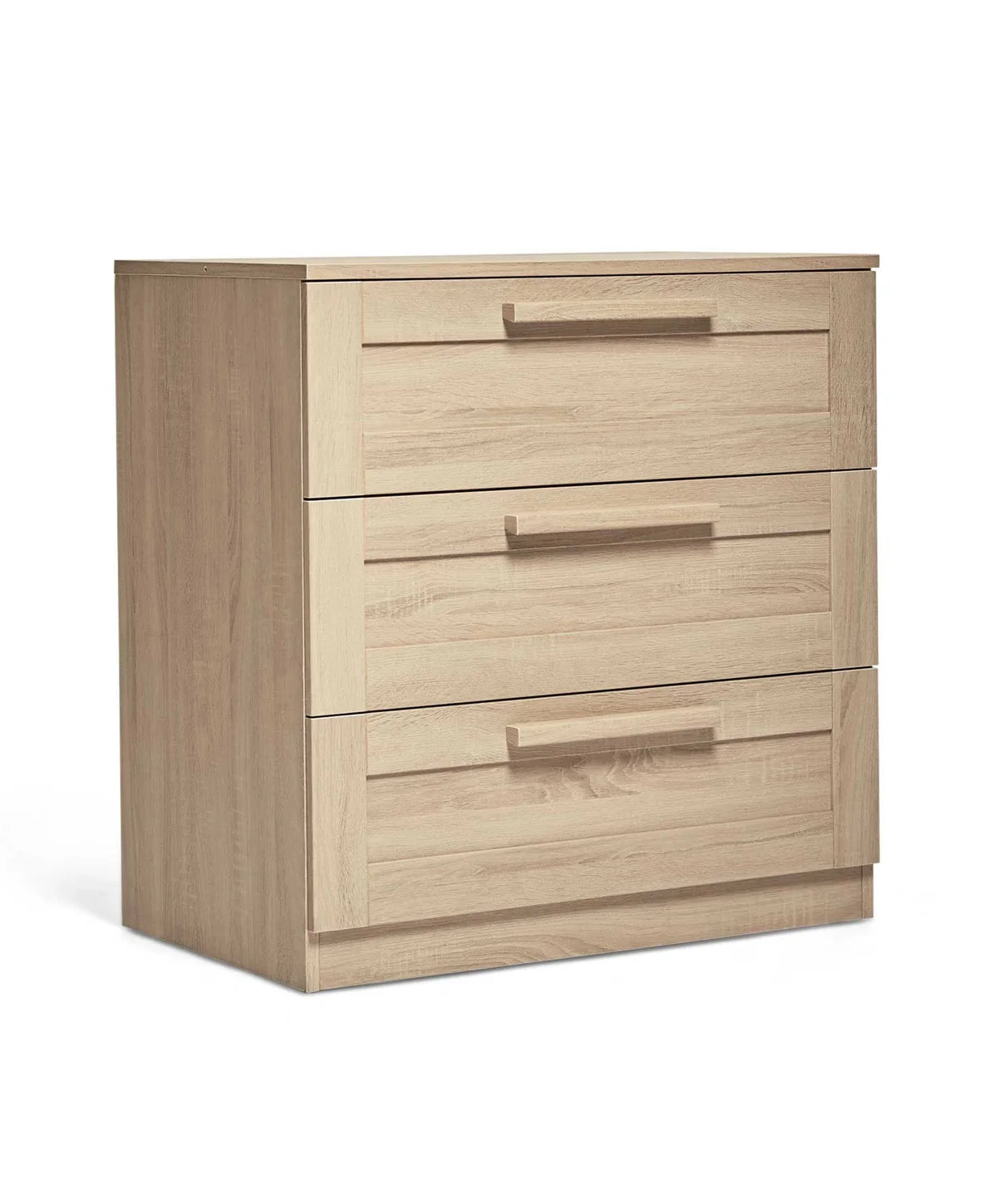 Atlas 3 Piece Cotbed Range with Dresser Changer & Wardrobe - Light Oak