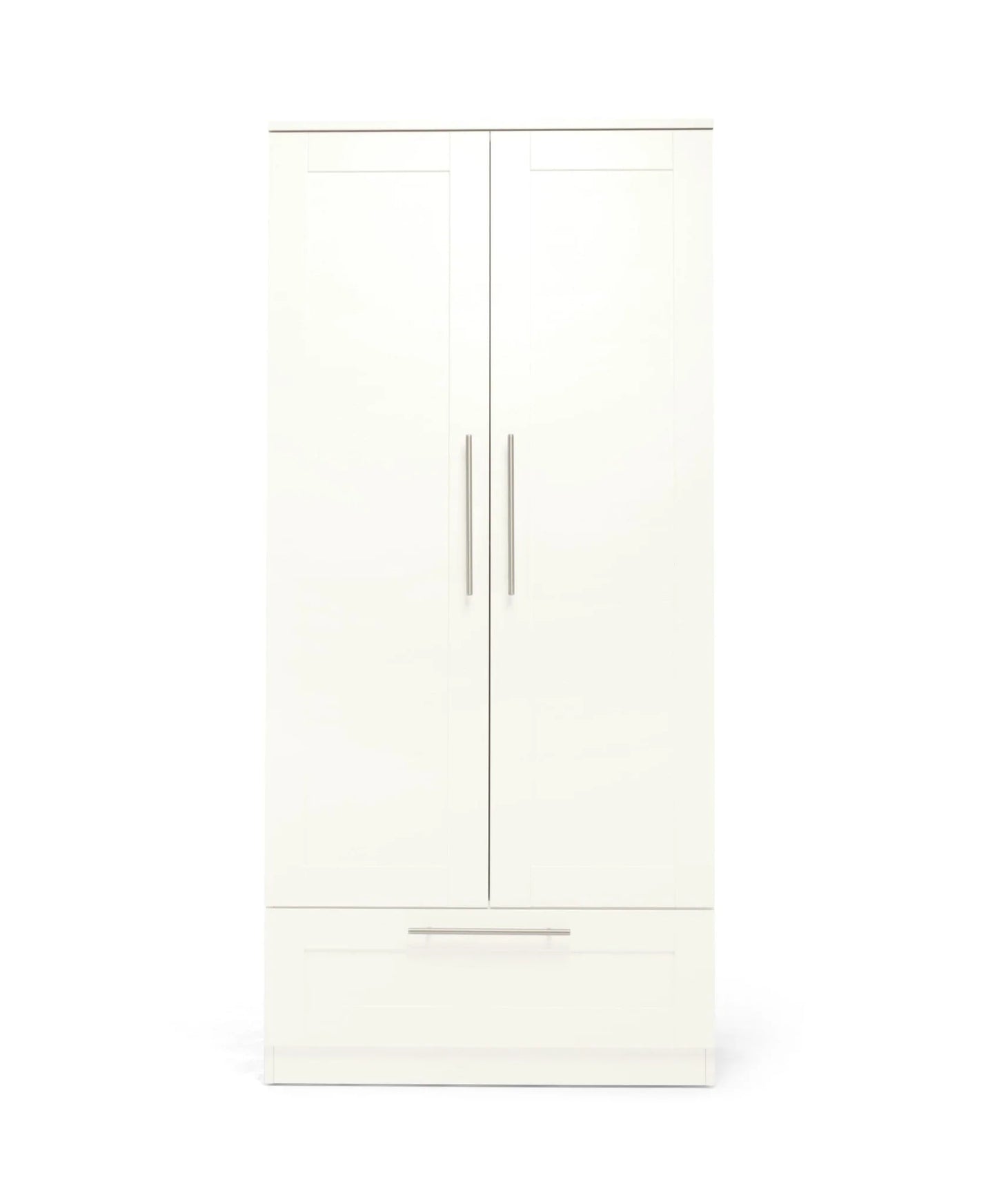 Hampden 3 Piece Cotbed Range with Dresser Changer & Wardrobe - White