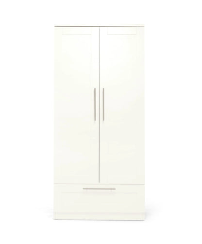 Hampden 3 Piece Cotbed Range with Dresser Changer & Wardrobe - White
